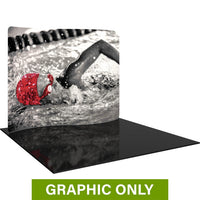  - GRAPHIC ONLY - 10ft Formulate Essential Serpentine Curve Fabric Backwall Replacement Graphic