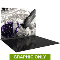  - GRAPHIC ONLY - 10ft Formulate Essential Straight Fabric Backwall Replacement Graphic