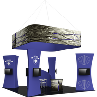 20X20 Trade Show Exhibit - Formulate Fusion Island 10
