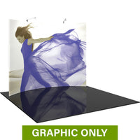  - GRAPHIC ONLY - 10ft Formulate Master HC2 Horizontal Curve Fabric Backwall Replacement Graphic