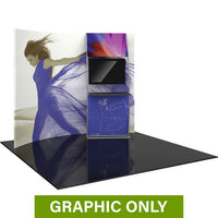  - GRAPHIC ONLY - 10ft Formulate Master HC6 Horizontal Curve Fabric Backwall Replacement Graphic