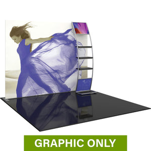 GRAPHIC ONLY - 10ft Formulate Master S6 Straight Fabric Backwall Replacement Graphic