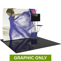  - GRAPHIC ONLY - 10ft Formulate Master VC9 Vertical Curve Fabric Backwall Replacement Graphic