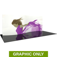  - GRAPHIC ONLY - 20ft Formulate Master WSC1 Serpentine Curve Tradeshow Fabric Backwall Replacement Graphic