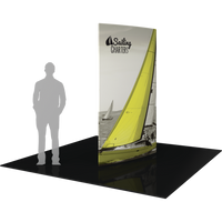 Tall Shield Tension Fabric Formulate Exhibit Structure