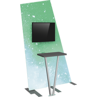 Formulate Tension Fabric TV/Monitor Media Kiosk 02
