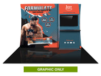  - GRAPHIC ONLY - 10ft Formulate Master VC7 Vertical Curve Fabric Backwall Replacement Graphic