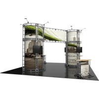 20X20 Modular Island Exhibit - Gemini Orbital Express Truss