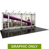 - GRAPHIC ONLY - Orbital Express Truss 20ft Trade Show Backwall Hercules 12 Replacement Graphic