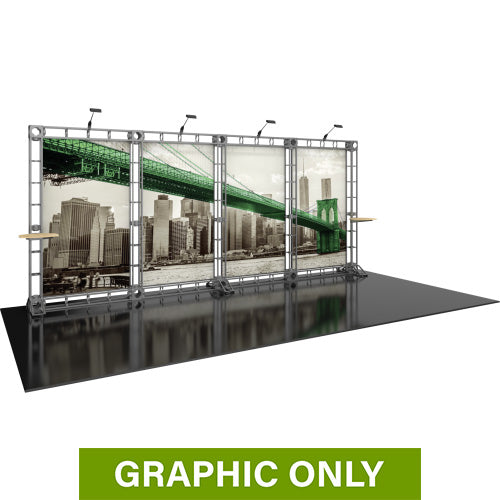 GRAPHIC ONLY - Orbital Express Truss 20ft Trade Show Backwall Hercules 13 Replacement Graphic