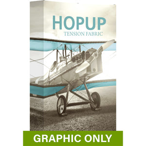 GRAPHIC ONLY - HOPUP 5.5Ft Curved 7.5Ft Tall Tension Fabric Display Replacement Graphic