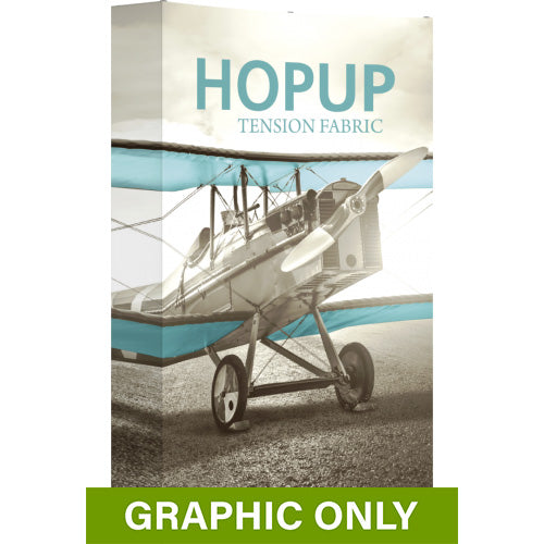 GRAPHIC ONLY - HOPUP 5.5Ft Curved 7.5Ft Tall Tension Fabric Display Replacement Graphic