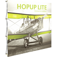 HOPUP 8FT Straight Tension Fabric Popup Display