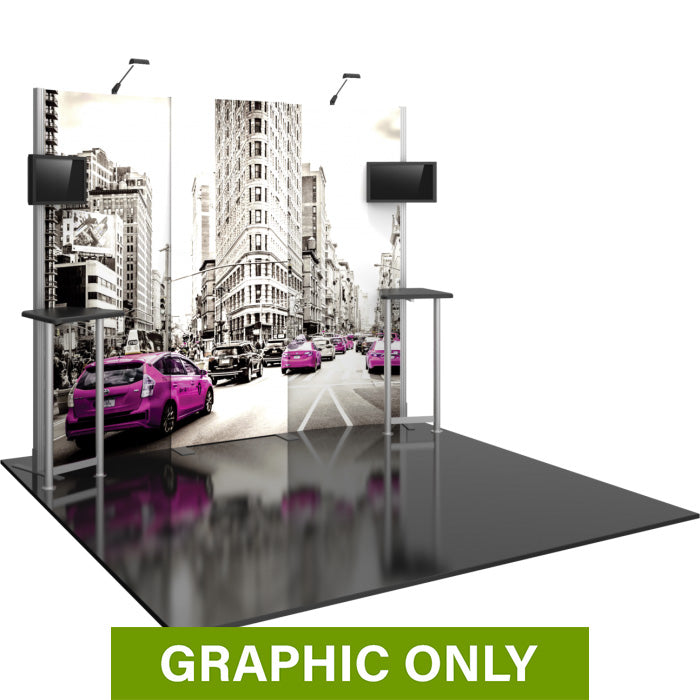 GRAPHIC ONLY - 10ft Hybrid Pro Backwall Exhibit 01 Replacement Graphic