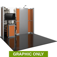 GRAPHIC ONLY - 10ft Hybrid Pro Backwall Exhibit 08 Replacement Graphic