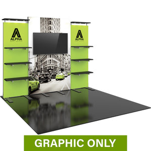 GRAPHIC ONLY - 10ft Hybrid Pro Backwall Exhibit 30 Replacement Graphic
