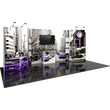 Load image into Gallery viewer, 20ft Hybrid Pro 10 Trade Show Exhibit Backwall