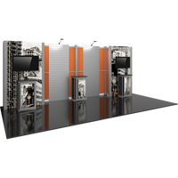 20ft Hybrid Pro 16 Trade Show Exhibit Backwall