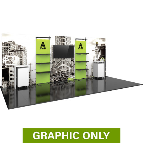 GRAPHIC ONLY - 20ft Hybrid Pro 31  Backwall Replacement Graphic