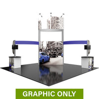  - GRAPHIC ONLY - 20X20  - Island Booth Hybrid Pro 17B Replacement Graphic