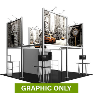 GRAPHIC ONLY - 20X20  - Island Booth Hybrid Pro 19 Replacement Graphic