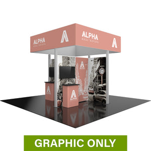 GRAPHIC ONLY - 20X20  - Island Booth Hybrid Pro 26 Replacement Graphic