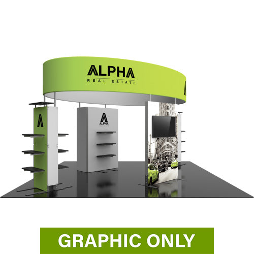 GRAPHIC ONLY - 20X20  - Island Booth Hybrid Pro 32 Replacement Graphic