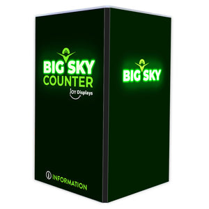 BACKLIT - 2 ft. Big Sky Counter - 40"h BLACK