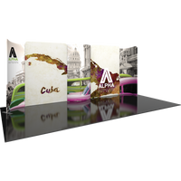 20ft Modulate Series 05 Tradeshow Fabric Backwall