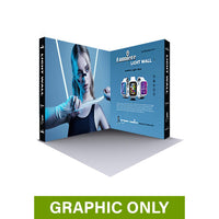  - GRAPHIC ONLY - 10ft X 10ft Tall Lumière Light Wall Configuration A - No Lights Replacement Graphic