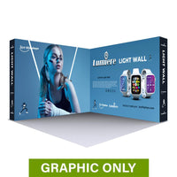  - GRAPHIC ONLY - 10X10 Lumière Light Wall® Configuration I - No Lights Replacement Graphic
