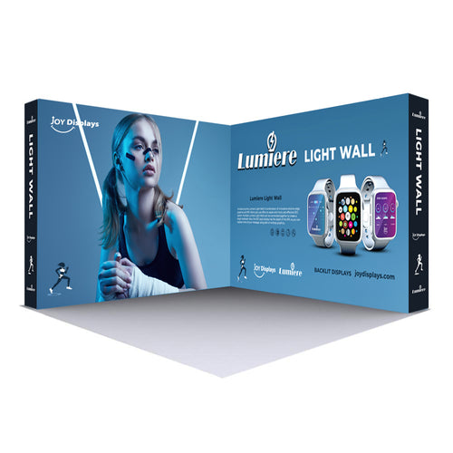 10X10 Lumière Light Wall® Configuration I - No Lights (Trade Show Exhibit Booth)