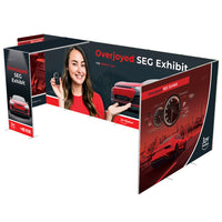 20 Ft X 7.5 Ft Convention Exhibit - Overjoyed SEG Tradeshow Booth G