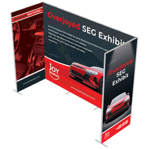 10 Ft X 7.5 Ft Convention Exhibit - Overjoyed SEG Tradeshow Booth B