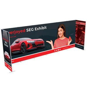 20 Ft X 7.5 Ft Convention Exhibit - Overjoyed SEG Tradeshow Booth D