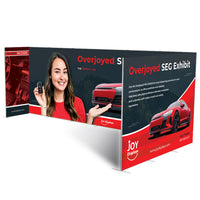 20 Ft X 7.5 Ft Convention Exhibit - Overjoyed SEG Tradeshow Booth E
