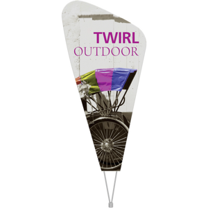 Twirl Outdoor Sign