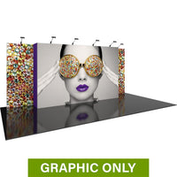  - GRAPHIC ONLY - 20ft Vector Frame Essential 07 Trade Show Backwall Replacement Graphic