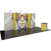 20ft Vector Frame Essential 08 Trade Show Backwall