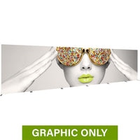 GRAPHIC ONLY - 30ft Vector Frame Rectangle 08 Fabric Banner Display Replacement Graphic
