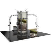 20X20 Modular Island Exhibit - Vesta Orbital Express Truss