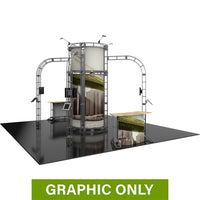 GRAPHIC ONLY - 20X20 Modular Island Exhibit - Vesta Orbital Express Truss Replacement Graphic